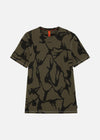ORANGUTAN PRINT TEE OLIVE RÆBURN